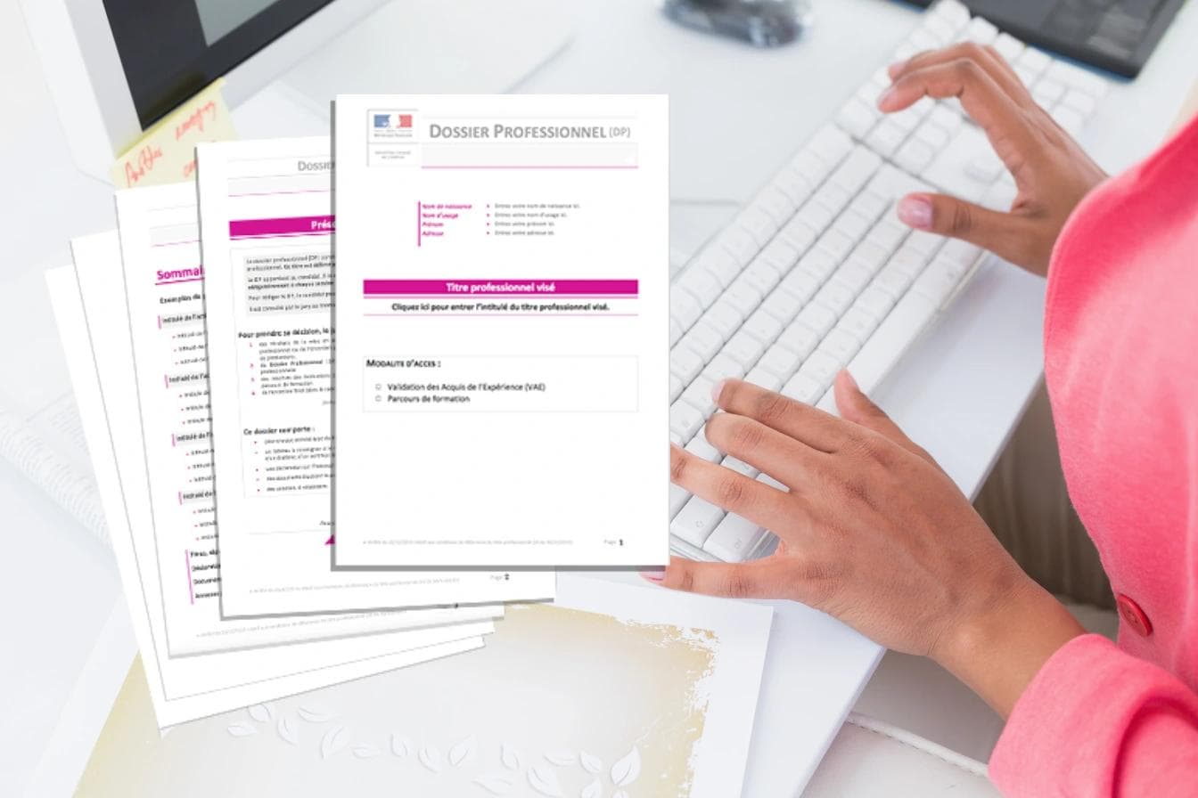 Rédiger dossier professionnel Titre Pro NTC