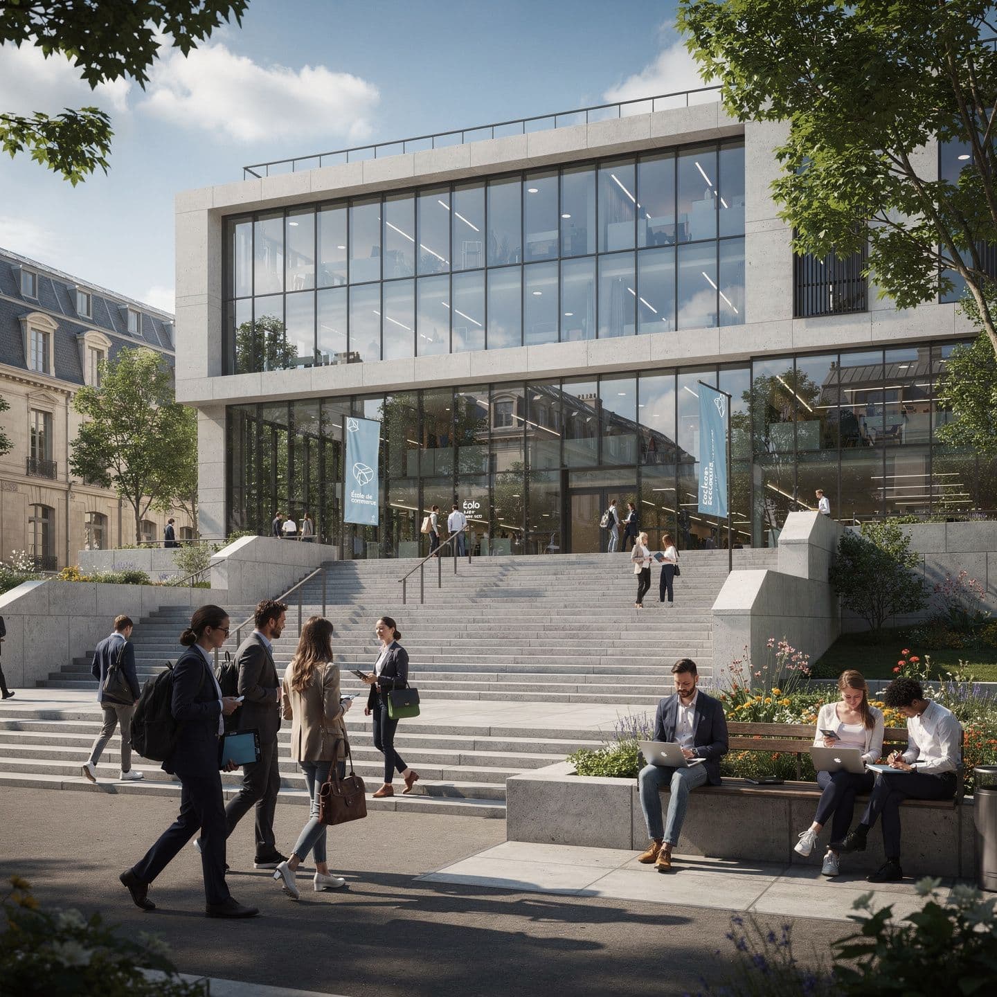 École de commerce à Argenteuil