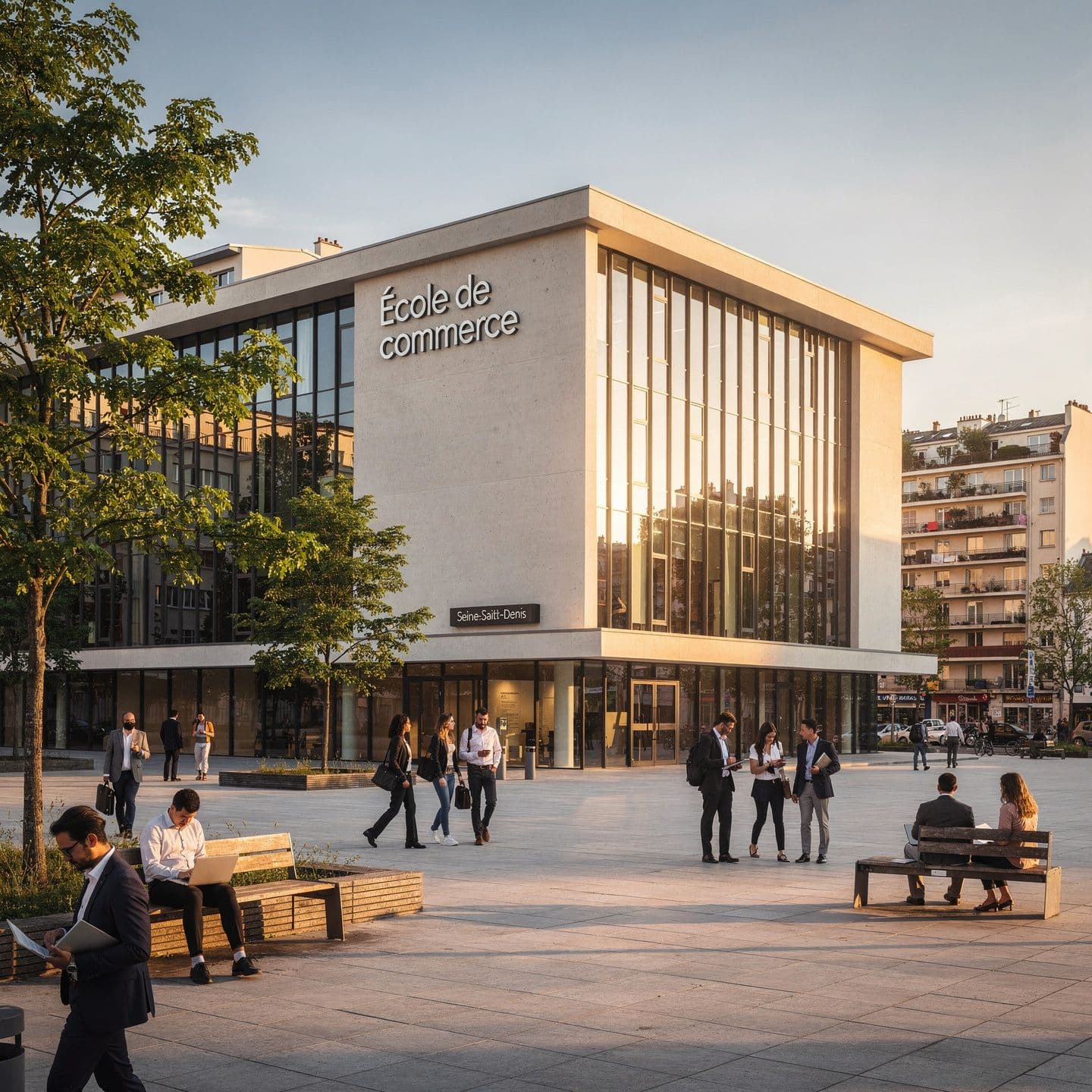 Ecole de commerce en Seine-Saint-Denis